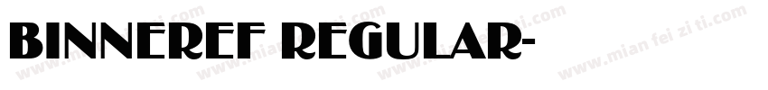 BinnerEF Regular字体转换